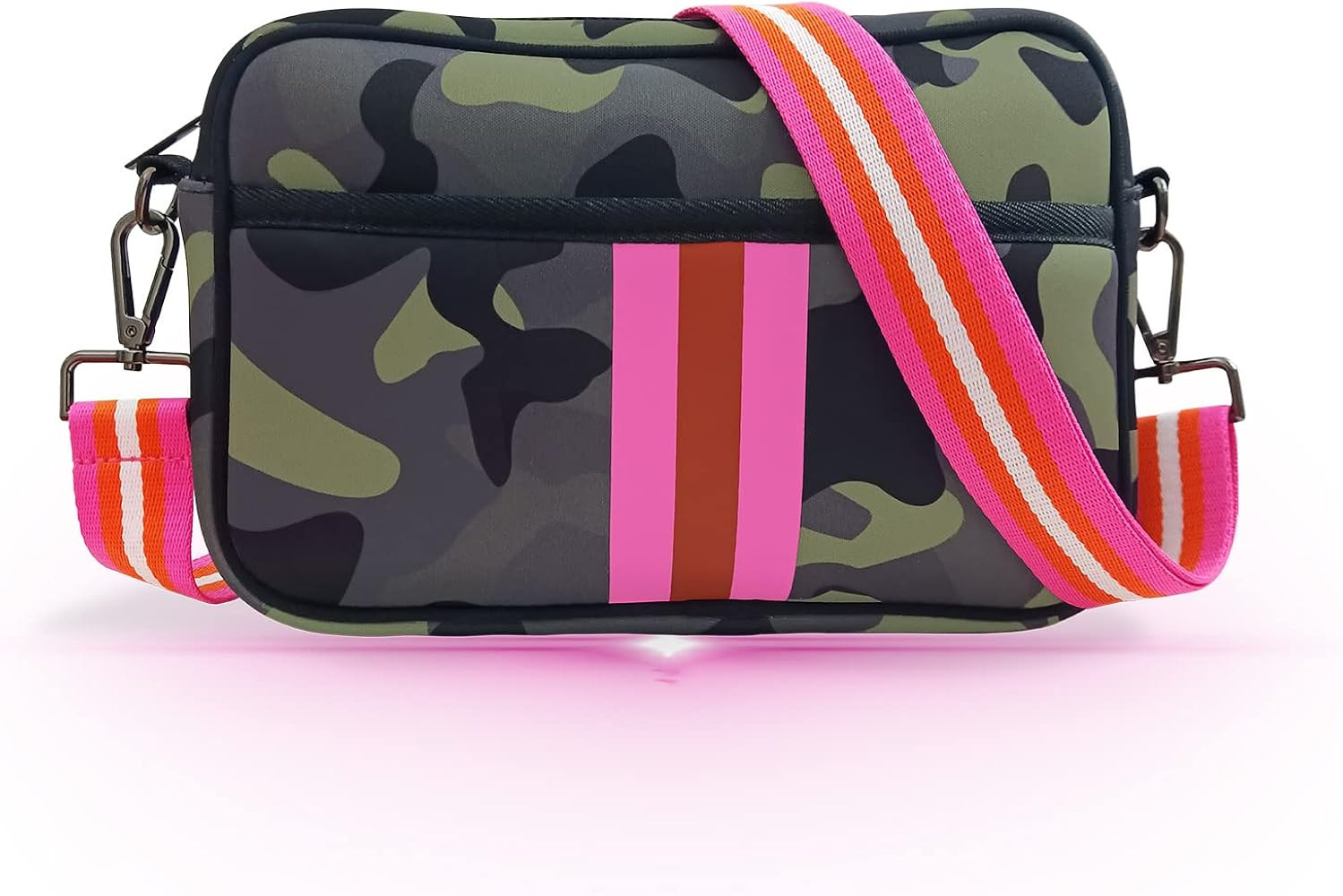 Neoprene Bag, Neoprene Crossbody Bag, Crossbody Bags For Women, Messenger Bag Neoprene Tote Bag by N | Amazon (US)