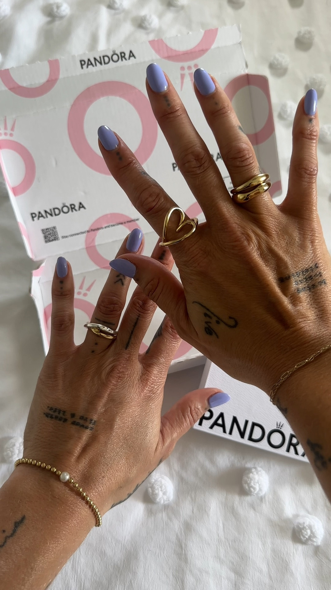 The newest #PandoraEssence collection at #Pandora is STUNNING! 💍✨ NOTE: I had to exchange all of the rings due to sizing. 
▪️ Organically Shaped Heart Ring - runs big, exchanged for a half size smaller.
▪️ Organically Shaped Stacking Rings - runs BIG, also exchanged for a half size smaller.
▪️ Two-Tone Entwined Bands Ring: too small, exchanged for a full size bigger. 

#goldjewelry #goldrings #goldbracelet #womensjewelry #womensaccesories 


#LTKStyleTip #LTKGiftGuide #LTKVideo