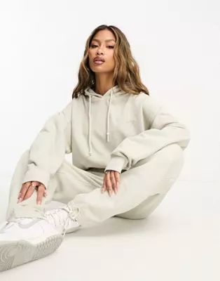 ASYOU branded hoodie in washed beige - part of a set | ASOS (Global)