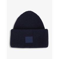 Pansy Face-patch knitted wool beanie | Selfridges