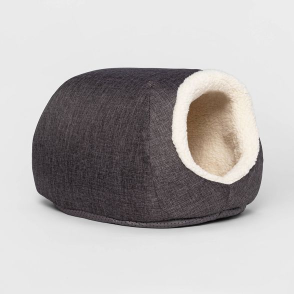 Dog & Cat Cave/Bed - Gray - Small - Boots & Barkley™ | Target