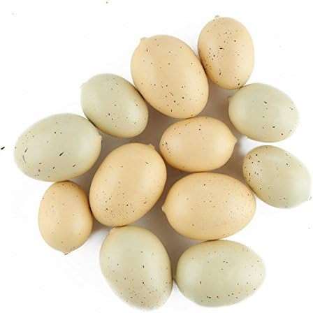 Factory Direct Craft Package of 36 Yellow and Green Speckled Easter Faux Eggs Easter Eggs for DIY... | Amazon (US)