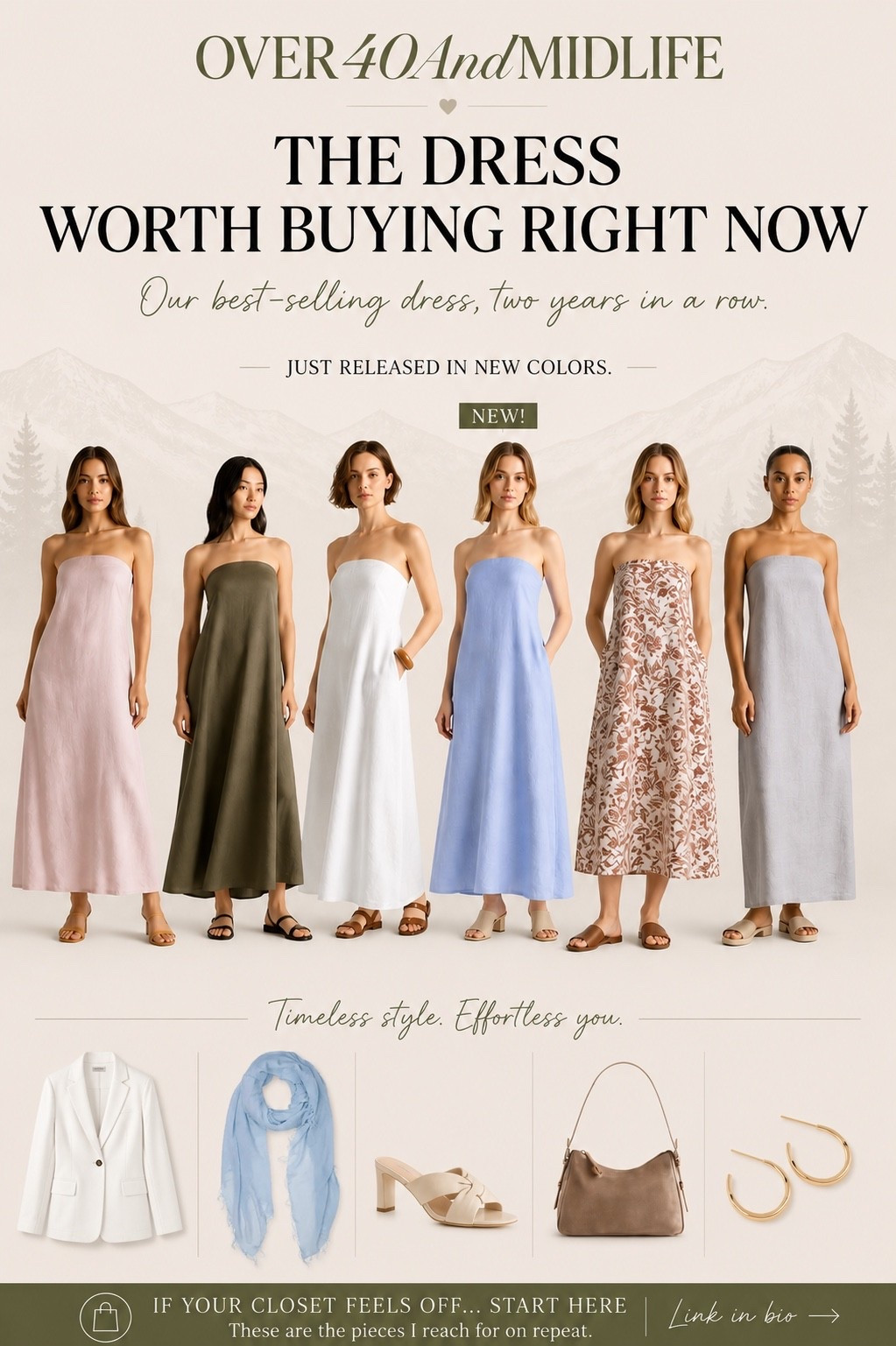 ✨Tap the bell, save and ❤️ for over 40 fashion, midlife style, midsize fashion and luxury looks for less. 

This is the dress I keep reaching for… and apparently so are all of you. 🤍

Two years later and it’s still one of my best-selling pieces because it just works.

✔️ Lightweight without clinging  
✔️ Skims instead of squeezes  
✔️ Easy to dress up or wear casually  
✔️ The kind of piece that makes getting dressed feel simple again

And the new colors are so good.

If your closet has felt frustrating lately, start here. This is one of those rare pieces that feels timeless, flattering, and effortless all at once.

👑"Helping you look good, feel good!" - Lindsey Denver

⬇️Sizing information:
I wear medium (size down if in between sizes.)

#LTKMidsize #LTKOver40 #LTKPlusSize