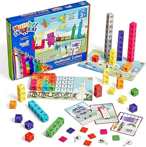 hand2mind MathLink Cubes Numberblocks 1-10 Activity Set, 30 Activities Linked to TV Episodes, Mat... | Amazon (US)