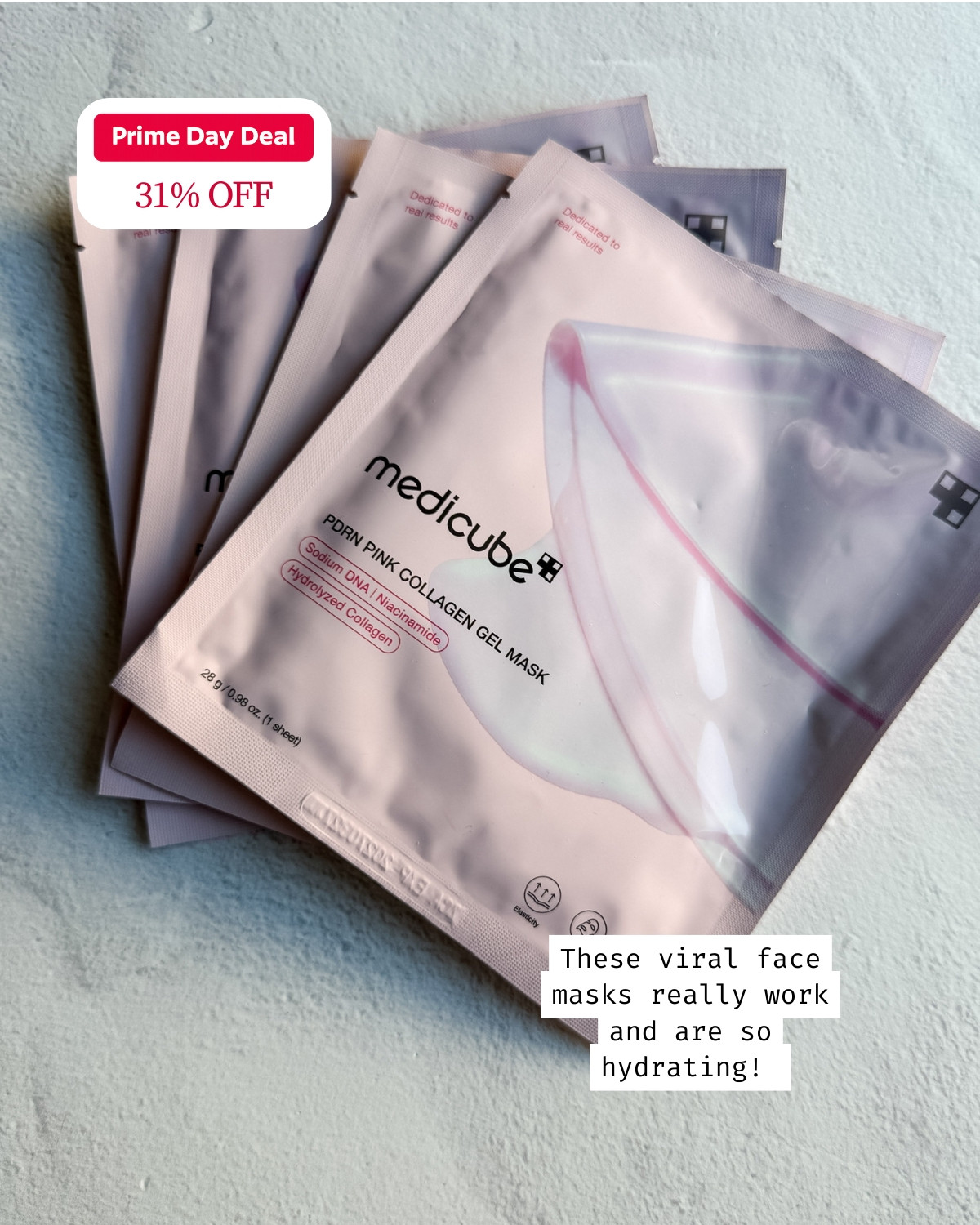 🩷 These viral Medicube collagen gel face masks really deliver — so hydrating and my skin looks amazing after! 31% off for Prime members for a limited time, perfect time to stock up 🙌

#LTKover40 #LTKsalealert #LTKbeauty 

 