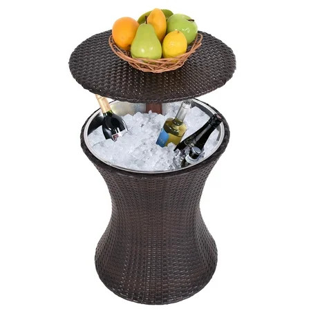 Adjustable Outdoor Bar Ice Cooler Table Bucket for Party Deck Pool Patio | Walmart (US)