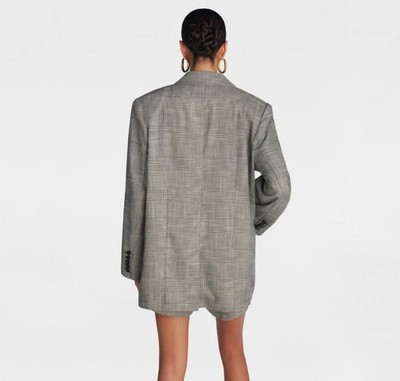 Size XLarge KBB by KAHLANA Women's 'The Deconstructed Blazer' - Gray Plaid | eBay US