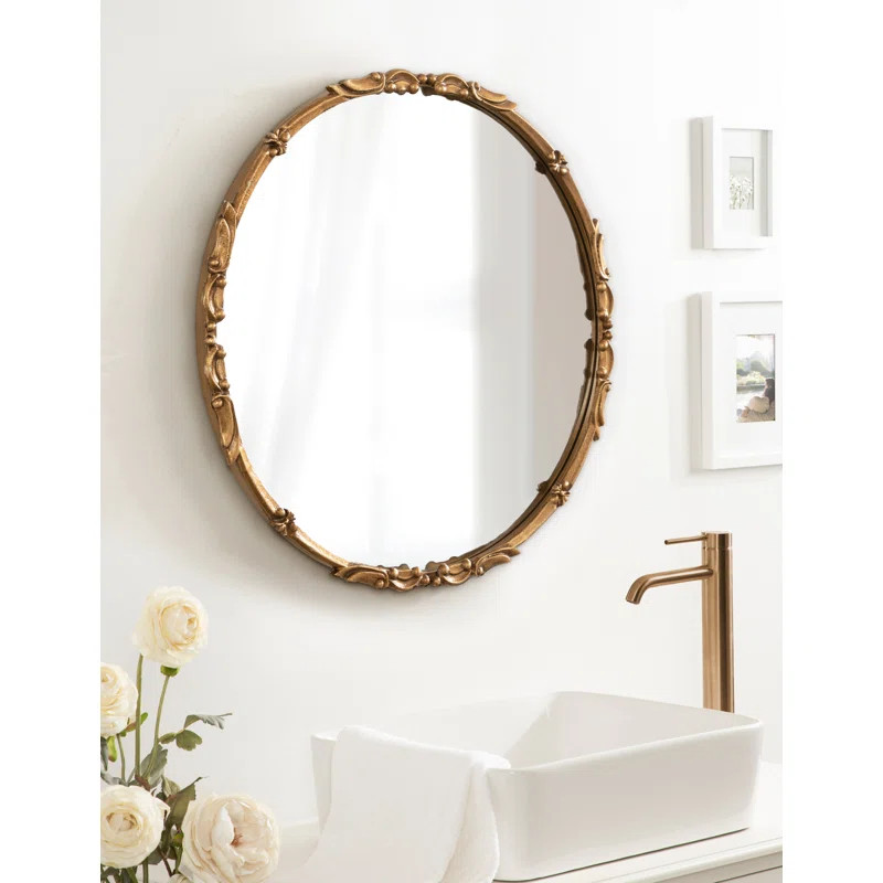 Tantallon Round Metal Wall Mirror | Wayfair North America