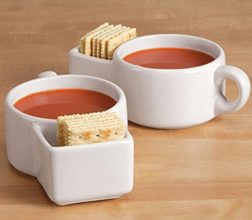 WalterDrake 15 oz. Soup and Cracker Mug, Set of 2 | Amazon (US)