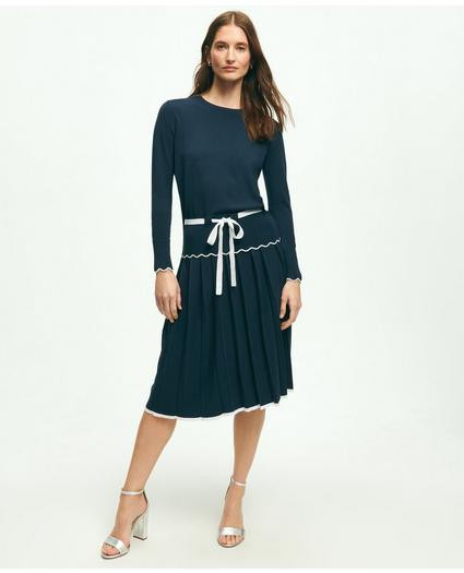 Pleated Sweater Skirt | Brooks Brothers