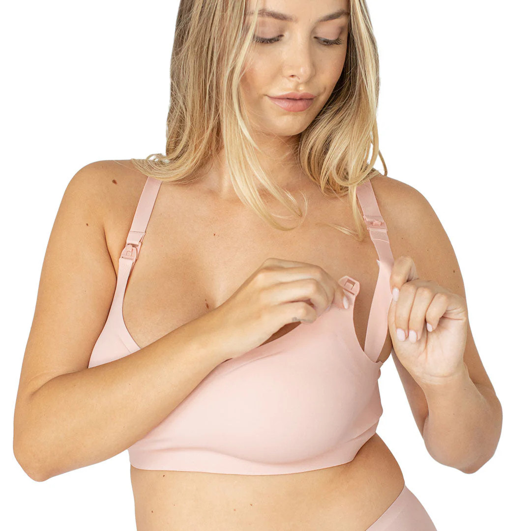 Ultra Comfort Smooth Classic Nursing Bra | Soft Pink | Kindred Bravely