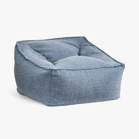 Large Tipped Shearling Cloud Modern Bean Bag Lounger | Pottery Barn Teen