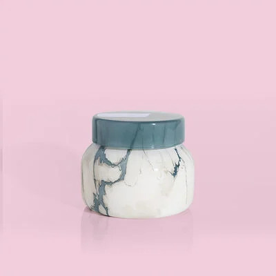 Volcano Modern Marble Petite Jar, 8oz | Capri-Blue