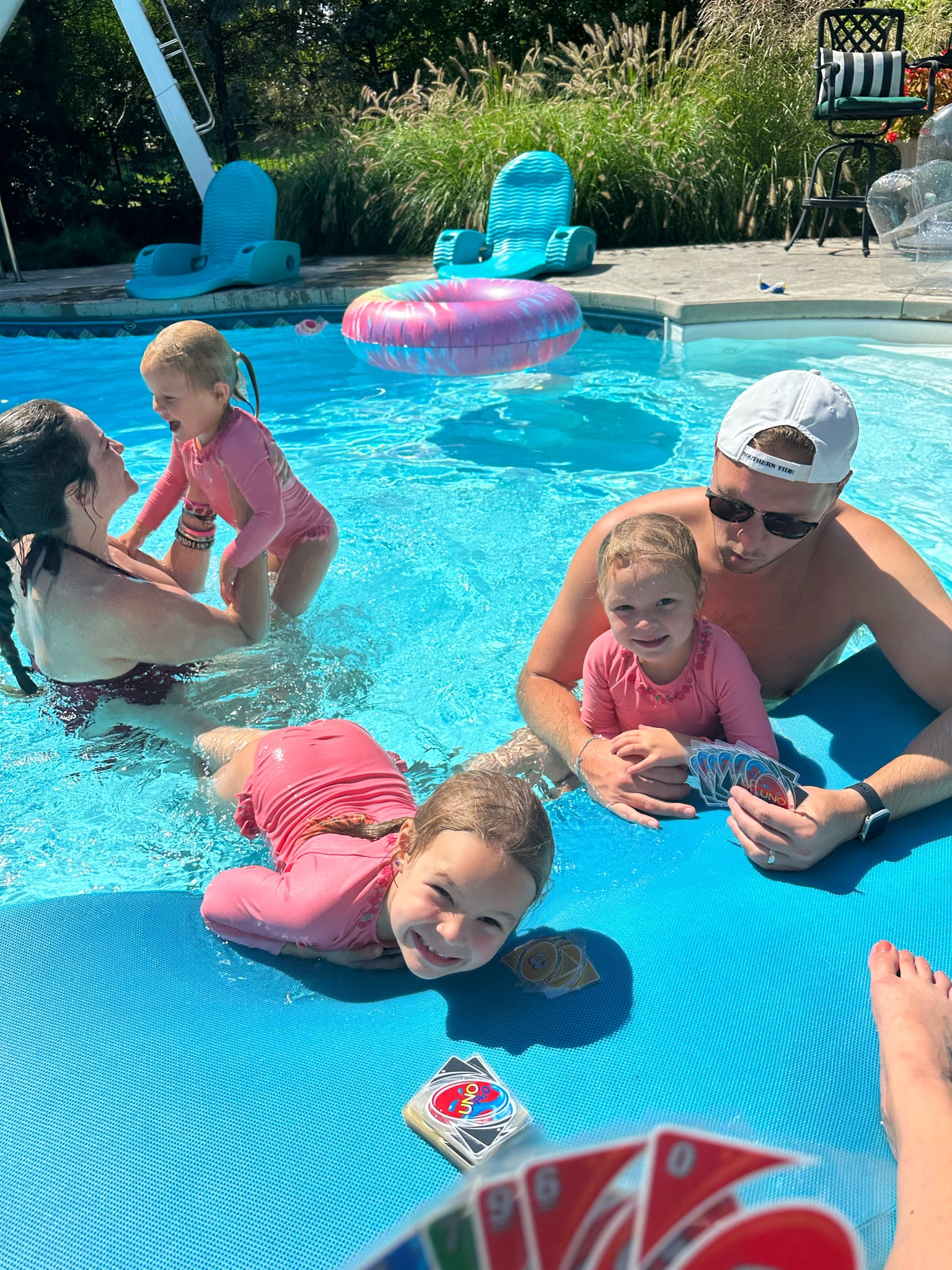 Pool day—waterproof Uno cards! 
Games, family game night, outdoor activities, matching swimsuits, toddler girl swim

#LTKparties #LTKkids #LTKfamily