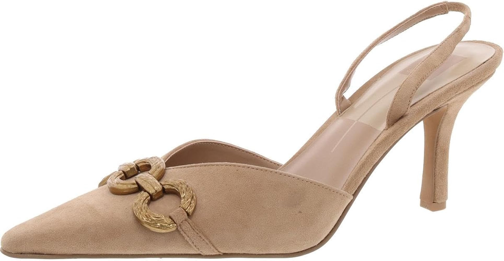 Dolce Vita Womens Haylee Suede Pointed Toe Slingback Heels | Amazon (US)