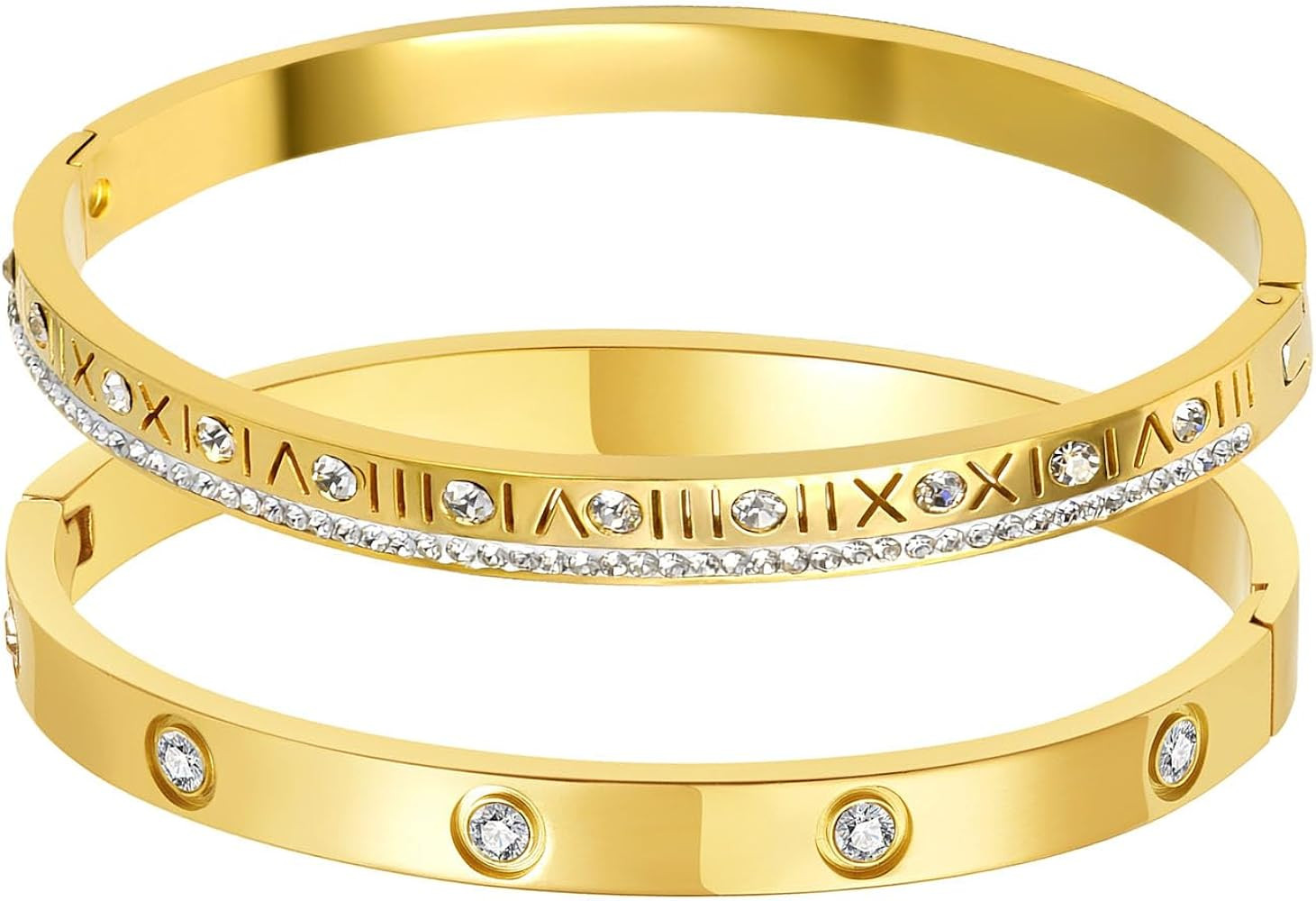 2Pcs Roman Gold Set | Amazon (US)