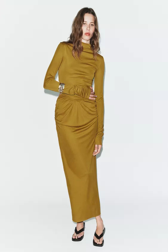 FLOWY CUT OUT DRESS | Zara US