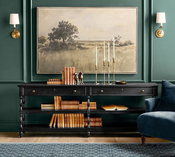 Chris Loves Julia Modern Traditional Grand Console Table (80") | Pottery Barn (US)