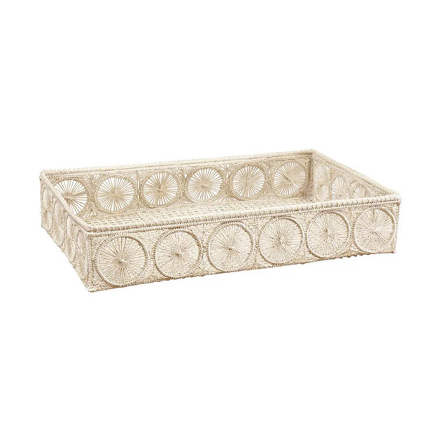 Seychelles Woven Tray | Cailini Coastal