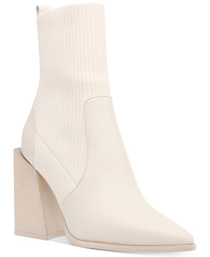 Steve Madden Women's Tackle Block-Heel Knit Sock Booties & Reviews - Boots - Shoes - Macy's | Macys (US)