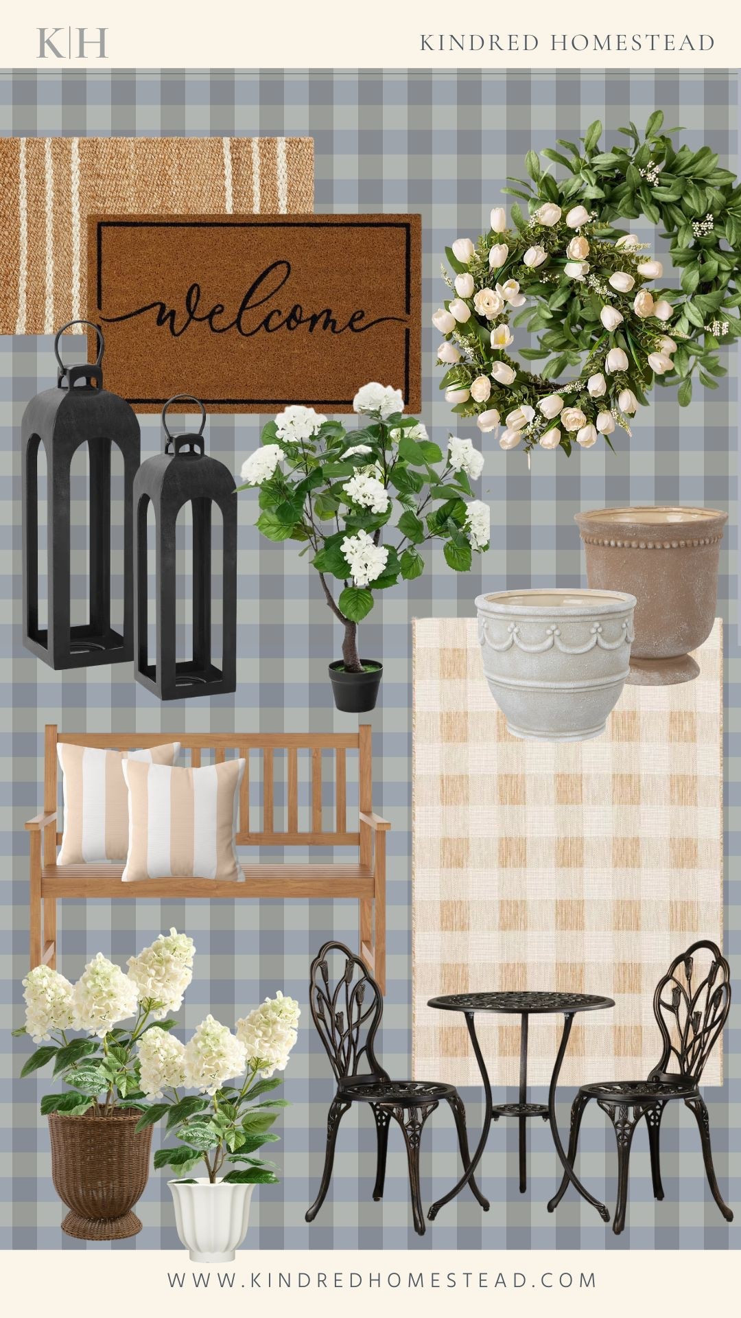 Your front porch called… it’s ready for its spring moment 🤍

From the perfectly weathered bench to layered rugs, fresh wreaths, and the prettiest planters—these are the pieces that make your entry feel like a warm welcome home (before anyone even steps inside).

I focused on timeless neutrals + soft textures that can carry you from early spring all the way through summer 🌿

Tap to shop everything I’m loving for a cozy, collected porch refresh—these are the pieces that always sell out first.
