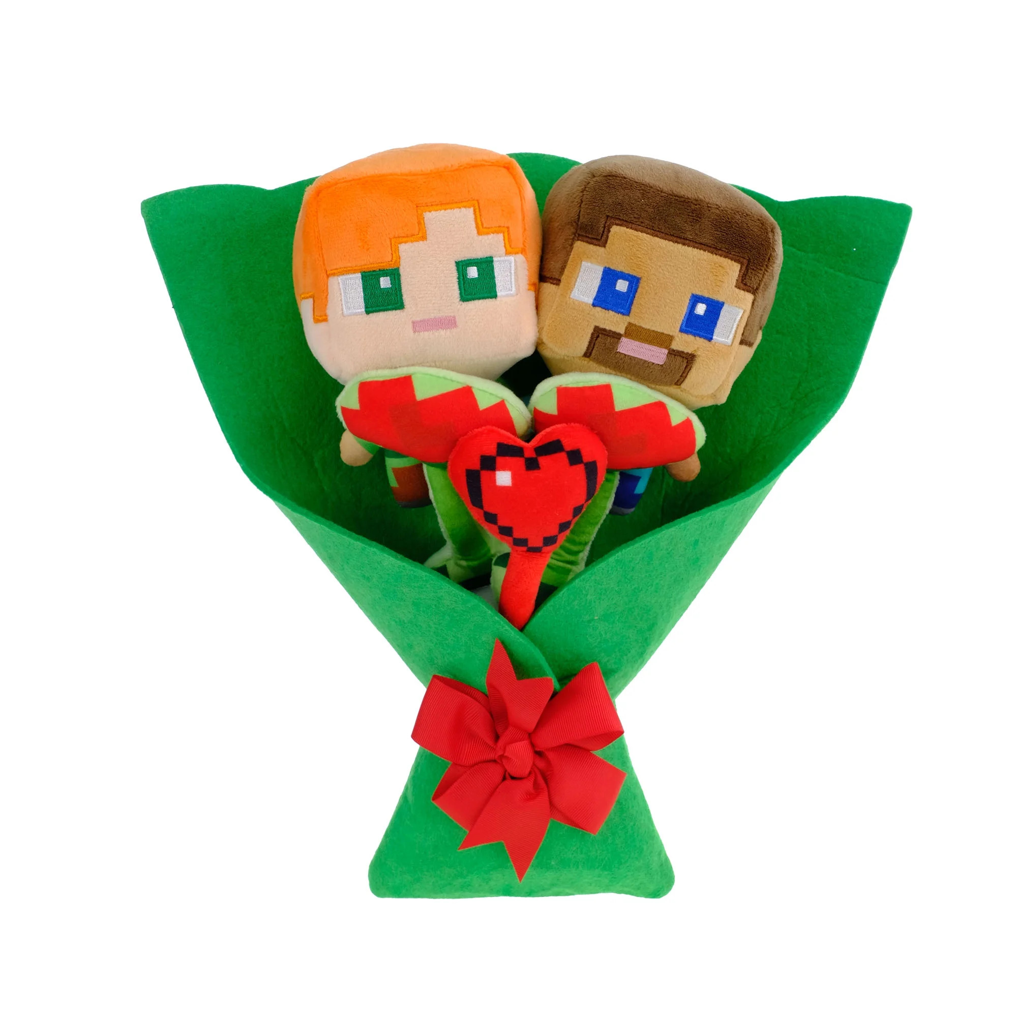 DC Minecraft Valentine's Day Plush Bouquet, by Ruz | Walmart (US)