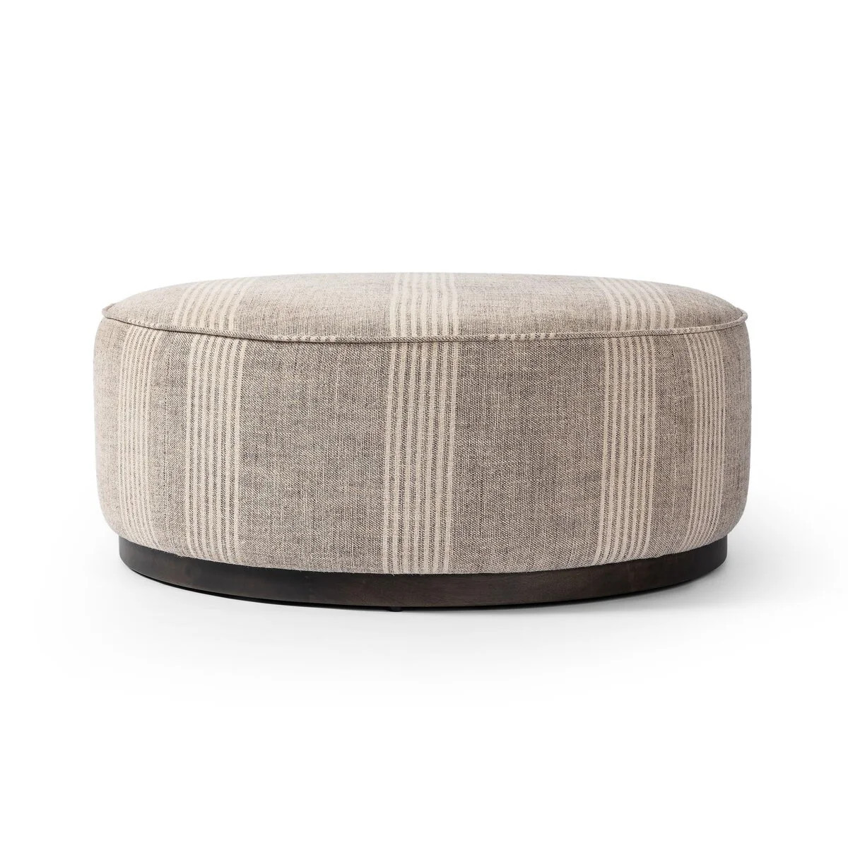 Arno Large Round Ottoman | Heritage House