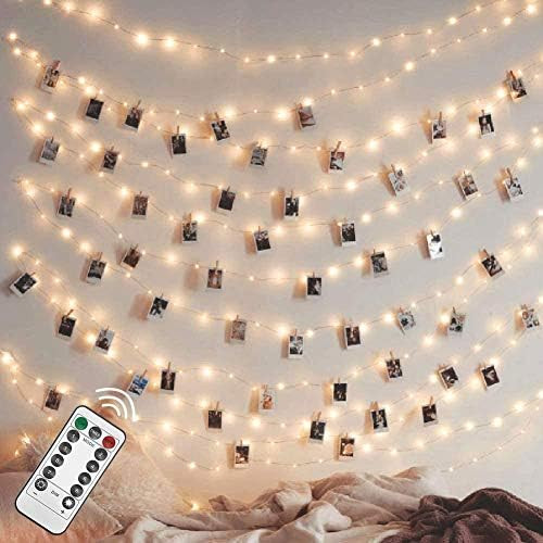 Twinkle Star 200 LED 66FT Fairy String Lights, Firefly Lights USB Powered with Remote Control, 8 ... | Amazon (US)