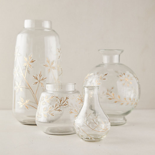 Etched Floral Vase | Terrain