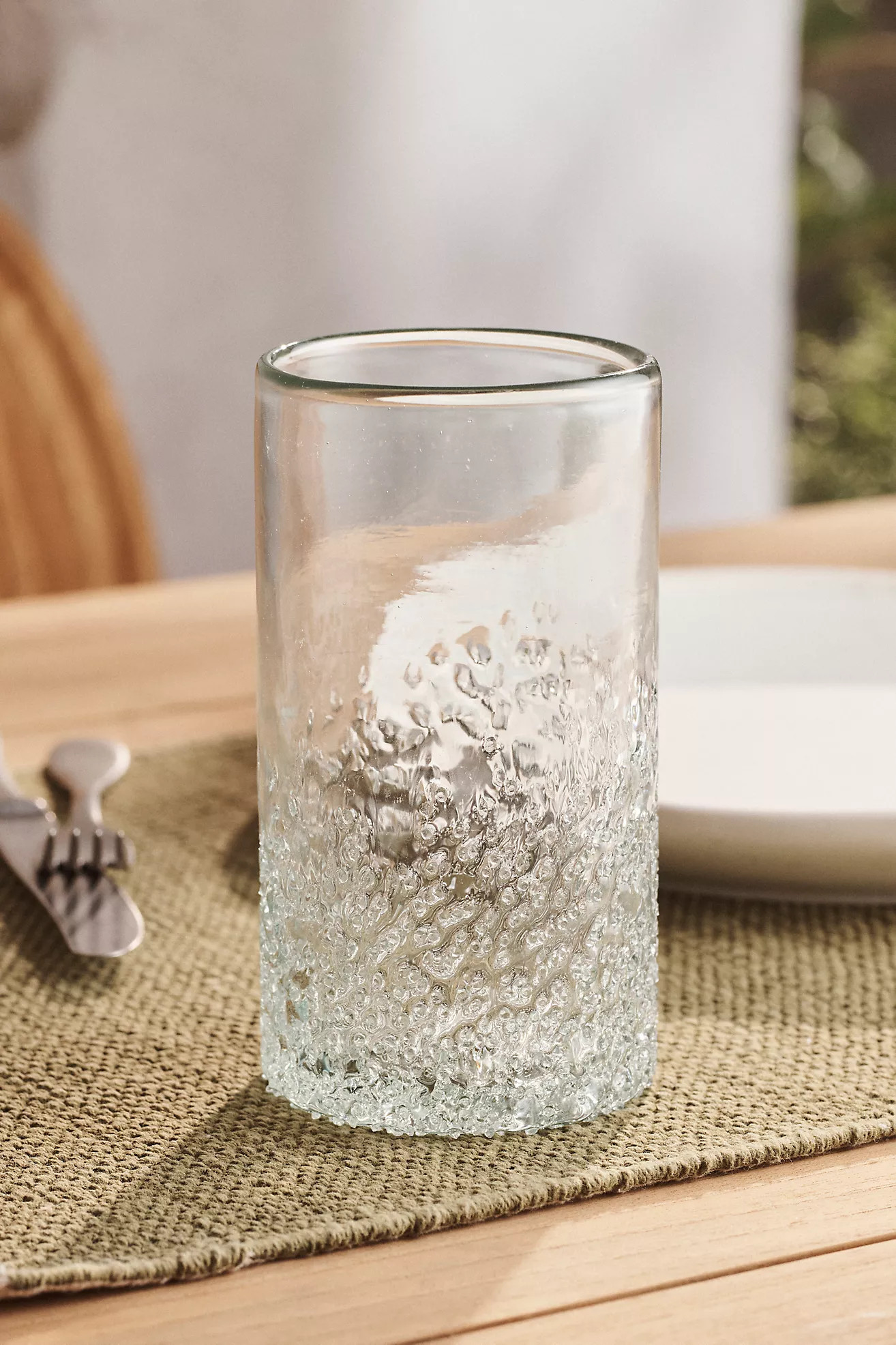 Textured Glass Tumbler | Anthropologie (US)