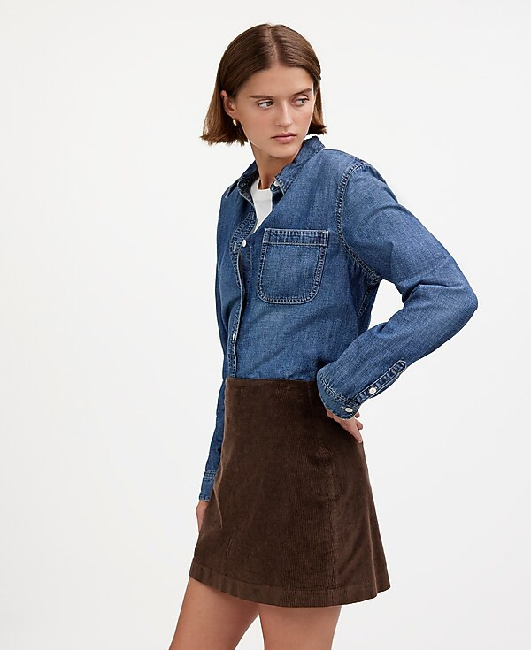 Corduroy Mini Skirt | Madewell | Madewell