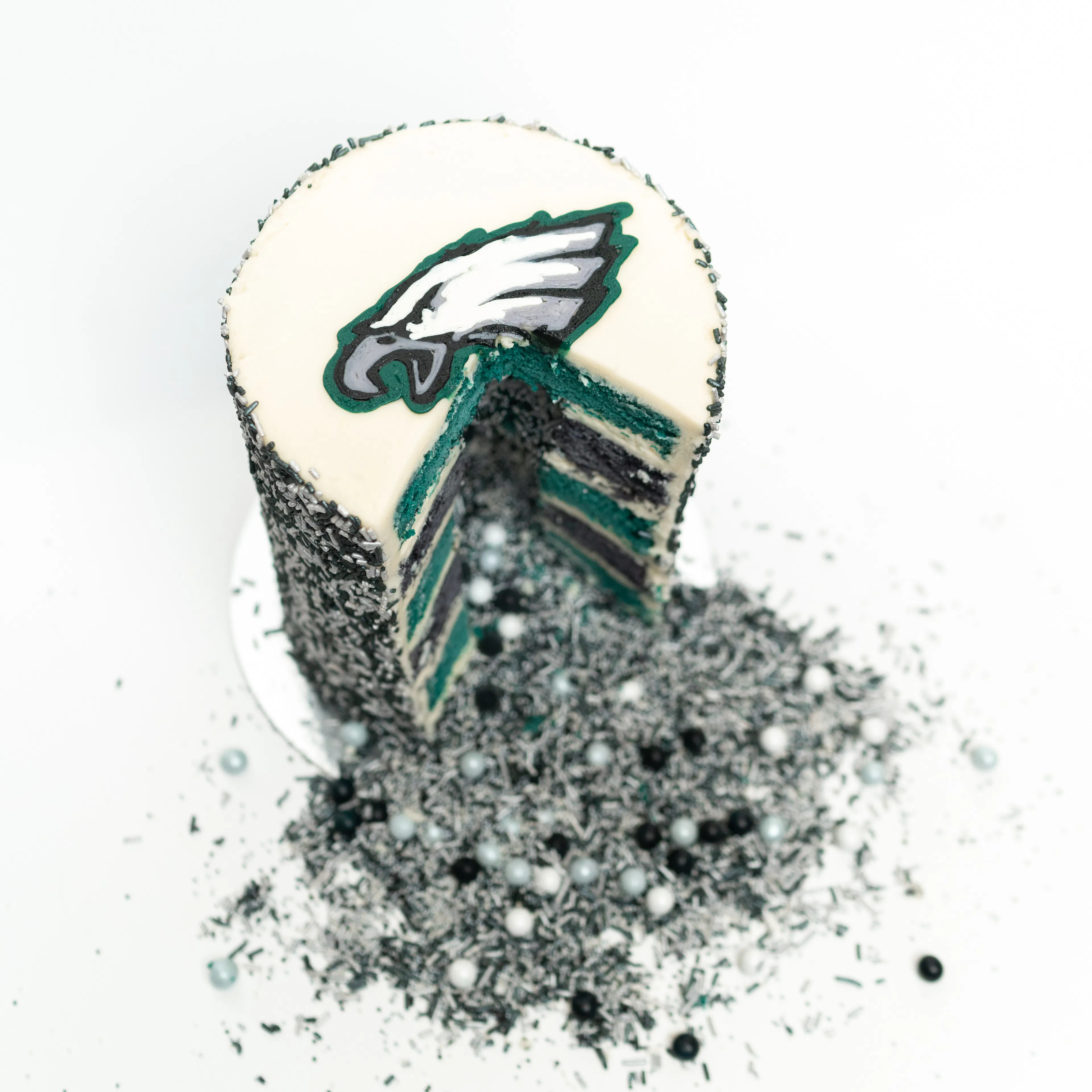 Philadelphia Championship Explosion® Cake by Flour Shop | Goldbelly | Goldbelly