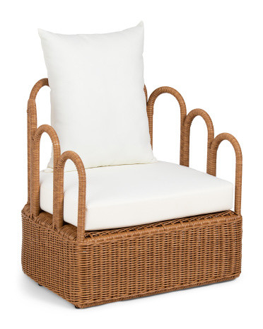 32x33.5 Outdoor Wicker Chair | TJ Maxx