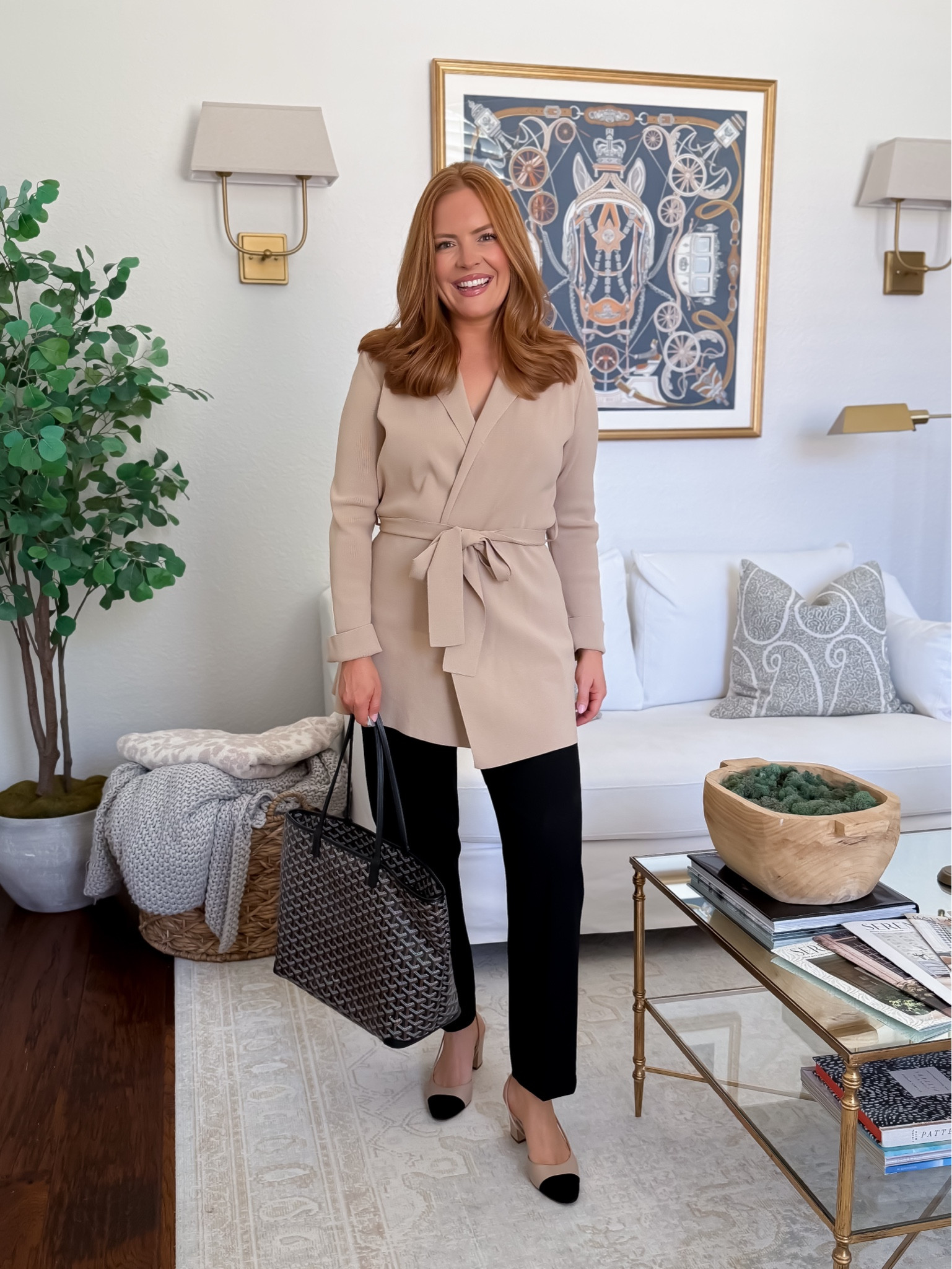 Neutral work outfit idea 🤍 Spanx work pants + chic wrap blazer for the office
These Spanx PerfectFit pants are super flattering and postpartum-friendly with great stretch. I’m wearing my usual size—perfect for meetings or office days. Shop the full look in my LTK!

#LTKspringtrends #LTKWorkwear #LTKspring