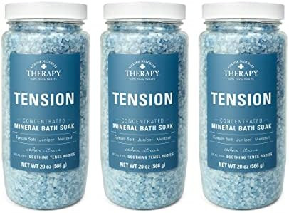 Village Naturals Therapy Tension Concentrated Mineral Bath Soak, Cedar Citrus Scent, 20 Oz, Pack ... | Amazon (US)