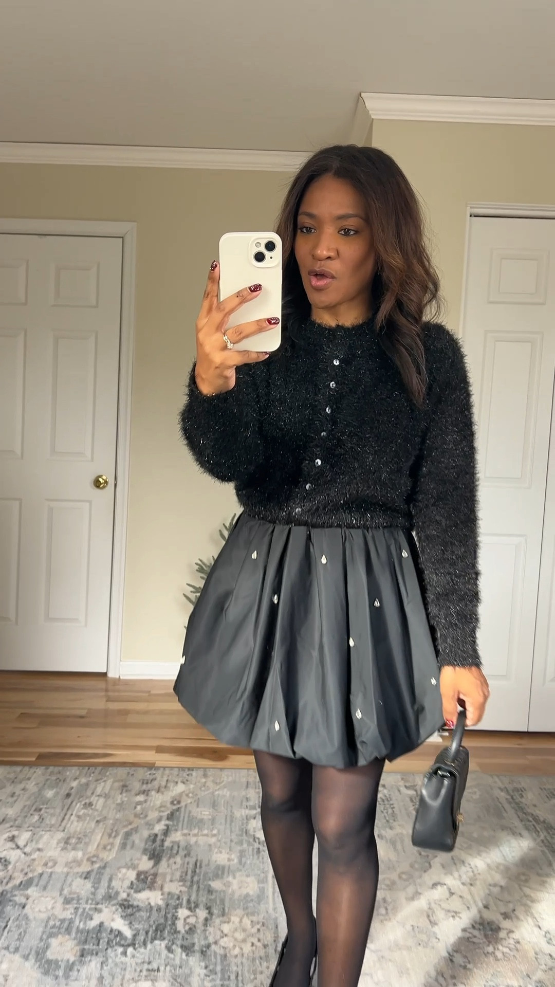 Wearing a small in the cardigan and skirt

 #ltkseasonal #ltkfindsunder100 #ltkfindsunder50