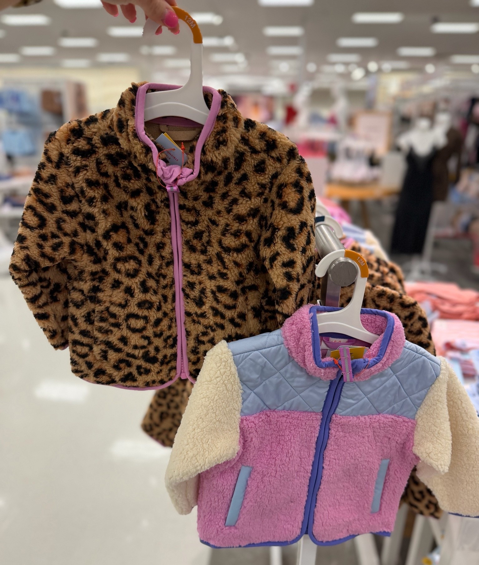 The cutest new toddler fleece jackets from Target!!