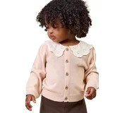 Modern Moments by Gerber Baby Girl Eyelet Collar Sweater, Sizes 0/3 Months - 24 Months | Walmart (US)