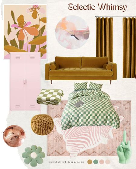 Shop the Eclectic Whimsy collection by #kyliewhitespace!

Sofa is the Sven Yarrow Gold Sofa by Article.

#LTKhome #LTKFind