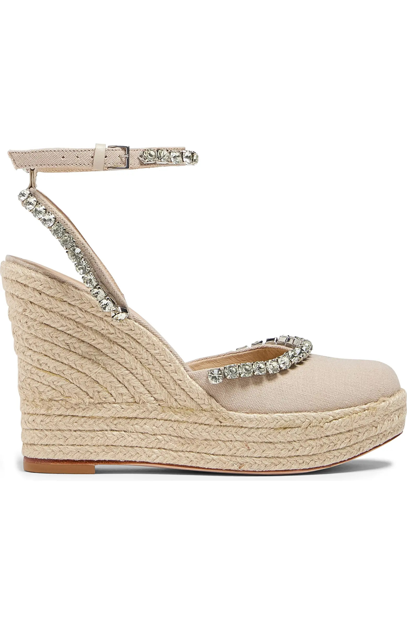 Jeanne Crystal Espadrille Wedge (Women) | Nordstrom