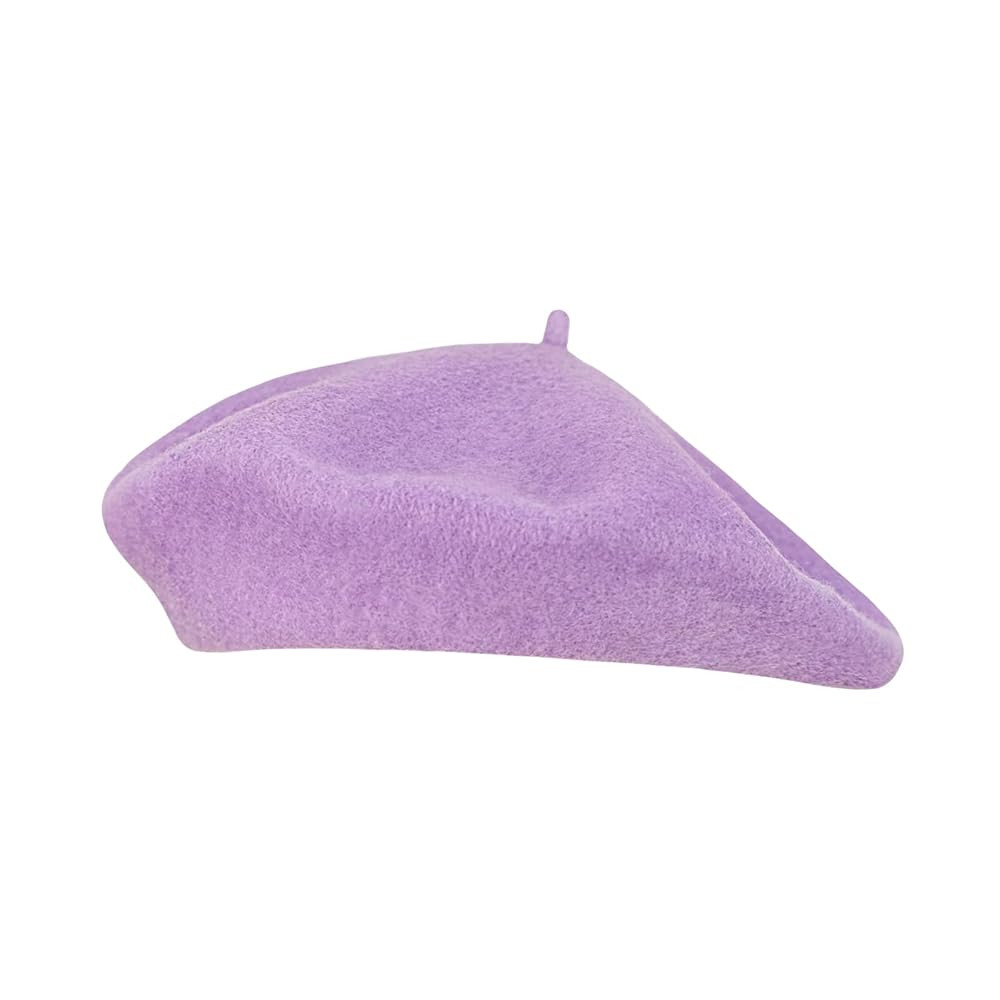 Gllutt Women Wool Beret Hat French Style Solid Color | Amazon (US)