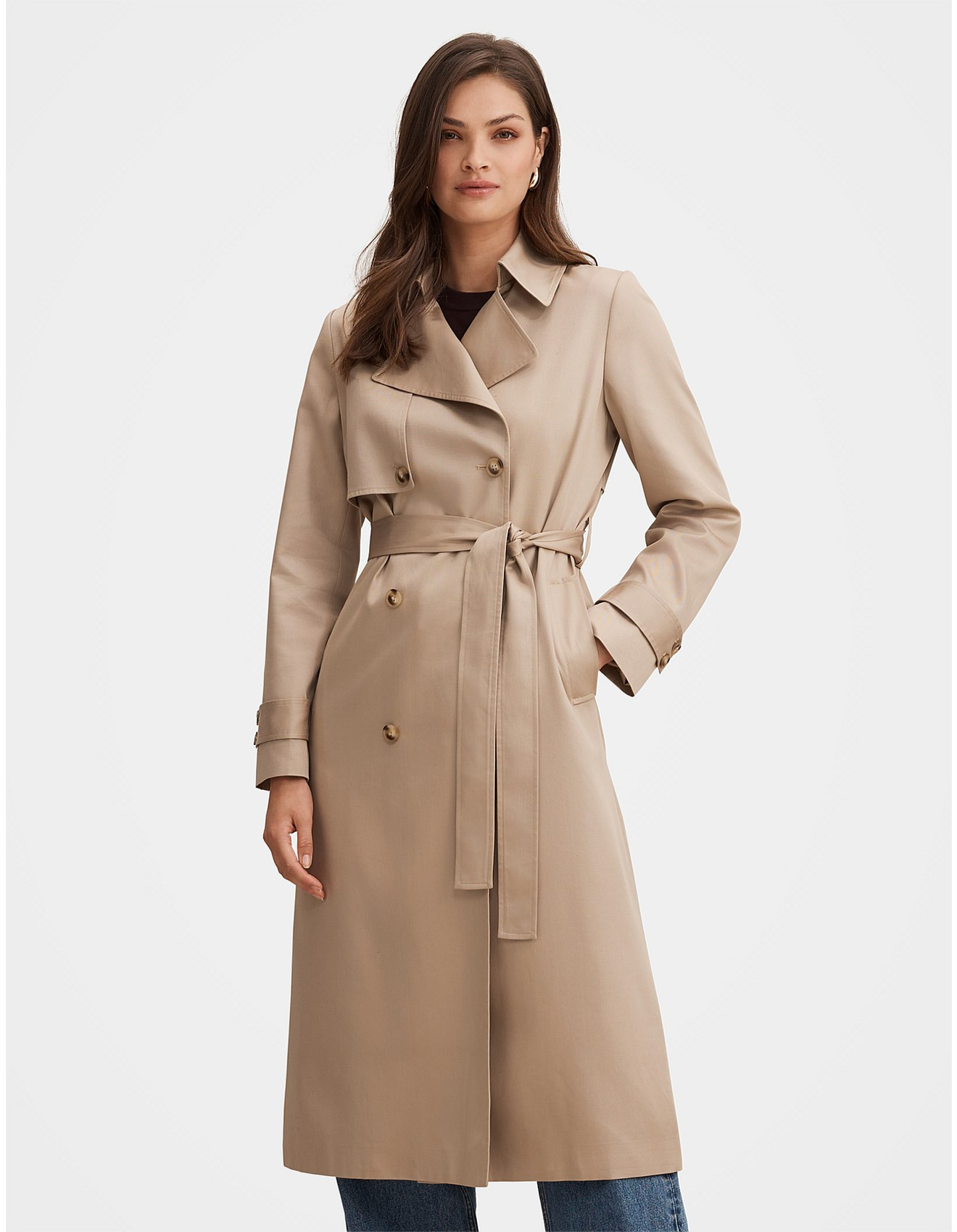 RICKY SOFT TRENCH COAT | David Jones (Australia & New Zealand)
