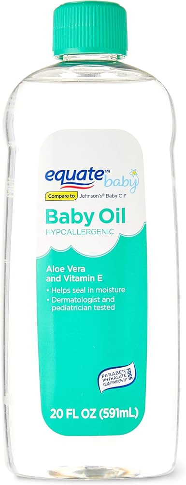 Equate Baby Hypoallergenic Baby Oil, 20 fl oz | Amazon (US)