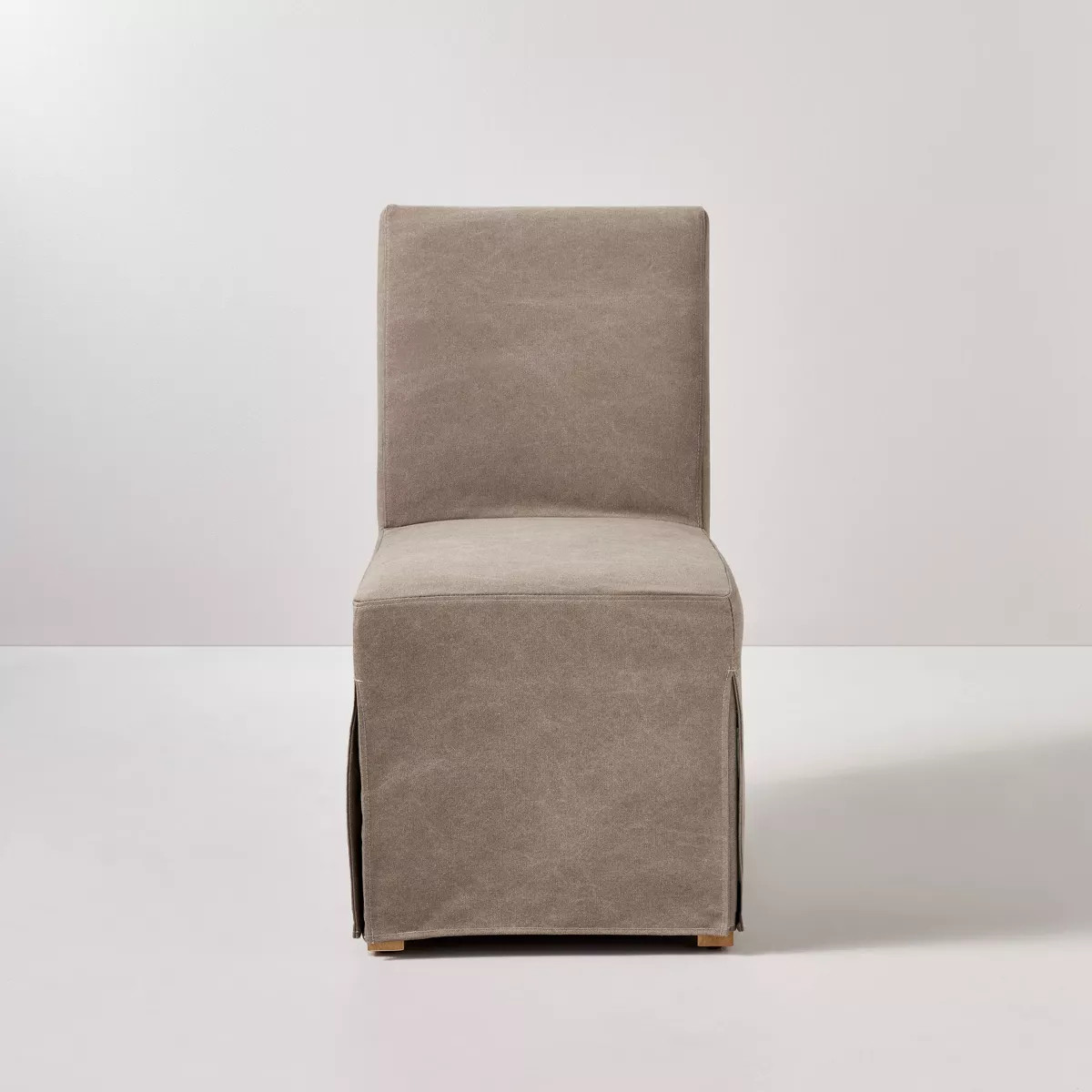 Canvas Slipcover Armless Dining Chair - Hearth & Hand™ with Magnolia | Target