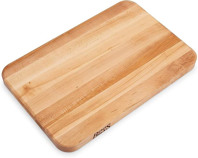 John Boos Block Reversible Cutting Board, Chop-N-Slice w/Finger Grips, 18"x12"x1.25", Maple | Amazon (US)
