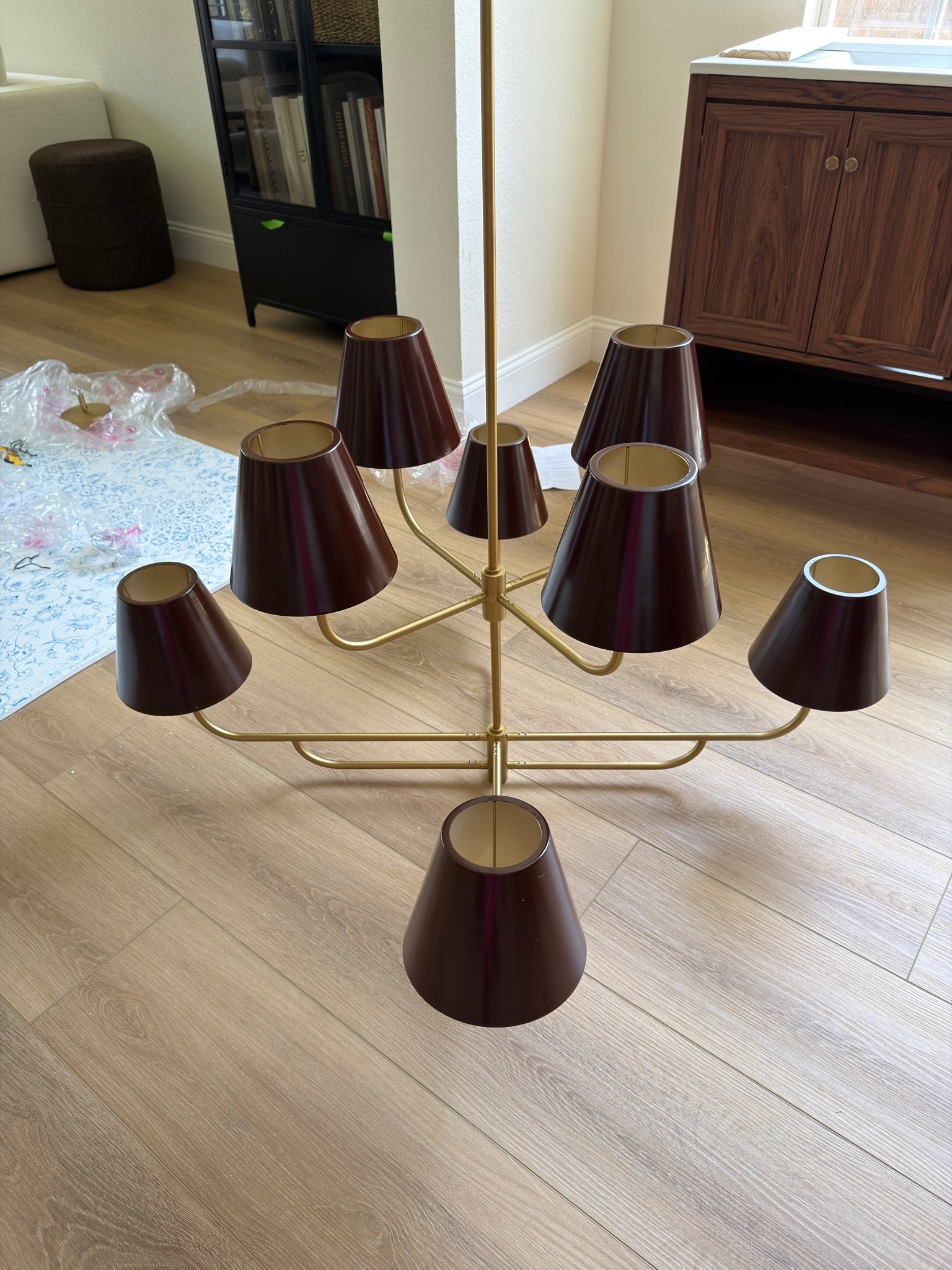 Just put together the most stunning light fixture for our second story foyer! Love the mix of brown and brass!! 😍 @Wayfair #wayfairfinds #homefinds

#LTKHome