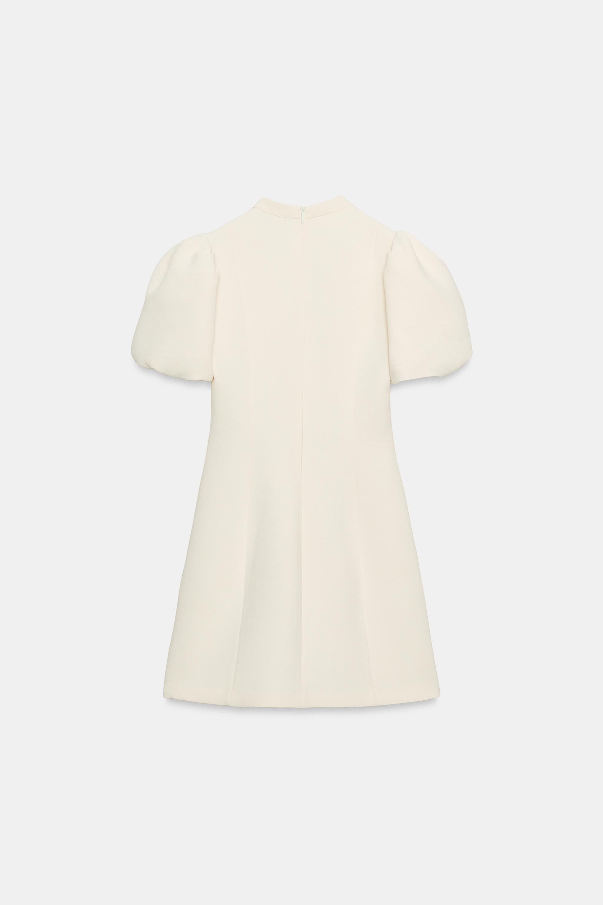 SHORT BALLOON SLEEVE DRESS | Zara US
