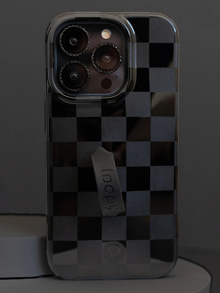 Loopy Cases - Midnight Checkered | Loopy Cases