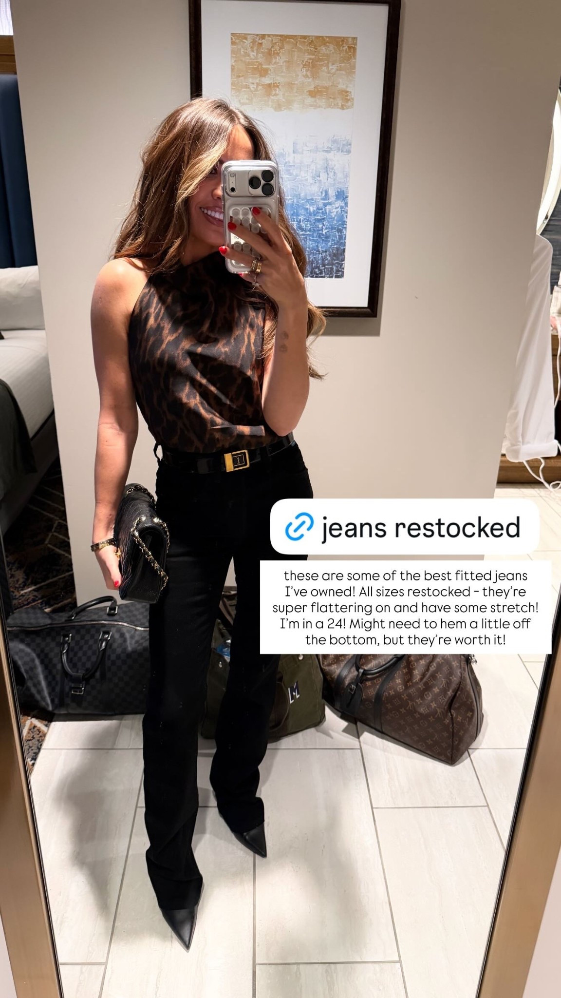 these are some of the best fitted jeans I’ve owned! All sizes restocked - they’re super flattering on and have some stretch! I’m in a 24! Might need to hem a little off the bottom, but they’re worth it!