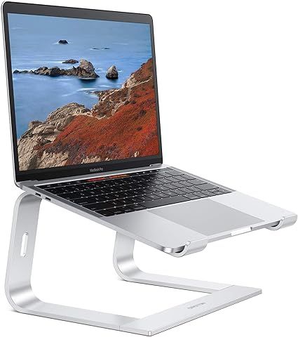 Laptop Stand for Desk, OMOTON Detachable Laptop Riser, Aluminum Laptop Holder, Compatible with Ma... | Amazon (US)